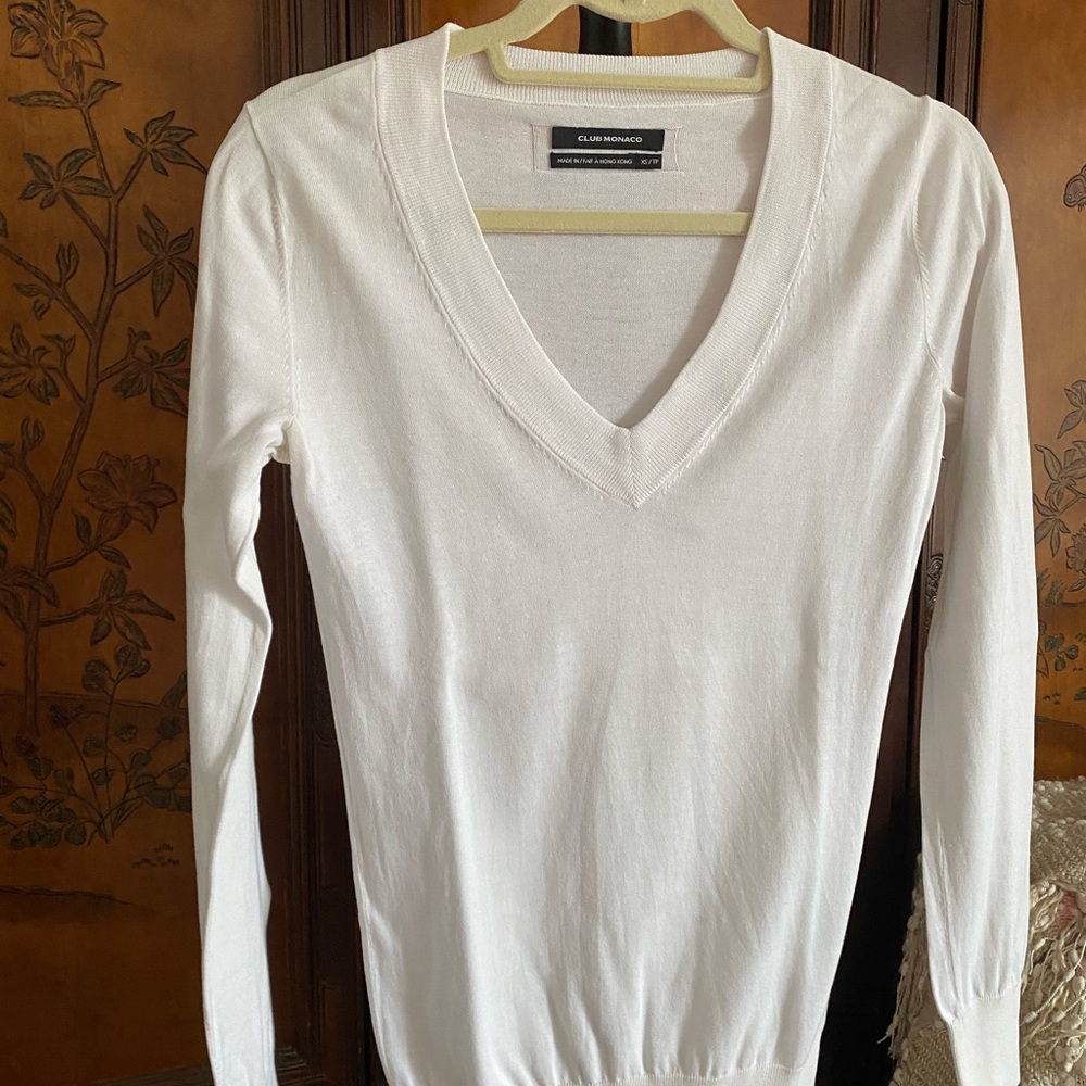 Club Monaco V-Neck Sweater
